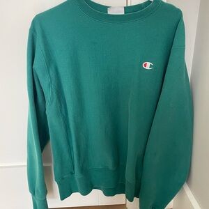 Bright green cute champion sweater!